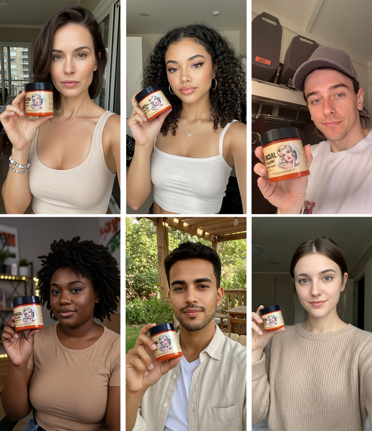 Beef Tallow &amp; Honey Balm Moisturizer
